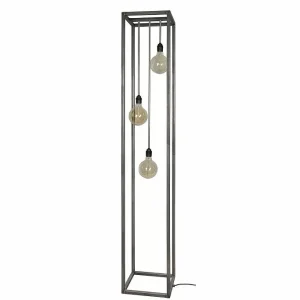 Ztahl Rimini Vloerlamp XL Zwart Staal 175 Hoog