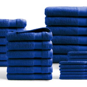 Handdoeken 30 delig set – Hotel Collectie – klassiek blauw