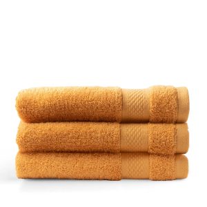 Handdoek Hotel Collectie – 3 stuks – 50×100 – okergeel