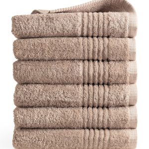Handdoek Supreme Collectie – 6 stuks – 50×100 – sand
