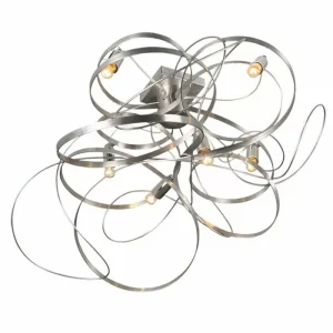 Ztahl Plafondlamp Udine RVS Groot