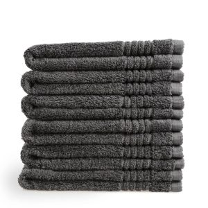 Gastendoek Supreme Collectie – 6 stuks – 30×50 – antraciet