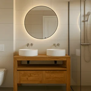 Badkamermeubel massief eiken | Almere