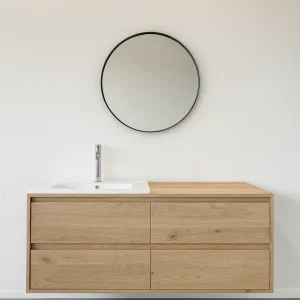 Badkamermeubel van massief Eiken met 4 grote lades | Amsterdam