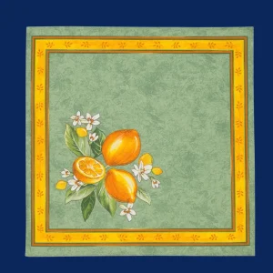 Servet: Citroentjes uit Menton – Groen