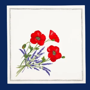 Servet: Coquelicots et Lavandes – Roomwit