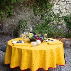 Rond tafelkleed: Ramatuelle – Geel
