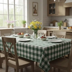 Tafelkleed: Geruit grote ruit – Groen