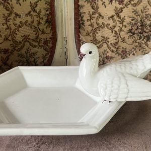 Serveerschaal met duif