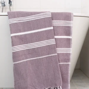 Hamamdoek: Hamamdoek aubergine – Aubergine