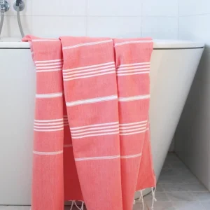 Hamamdoek: Hamamdoek koraalrood- Koraalrood