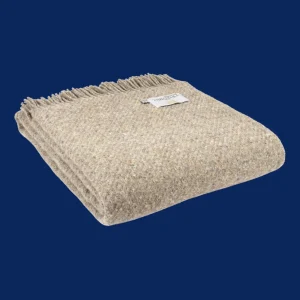 Plaid: Diagonal Stripe – Almond