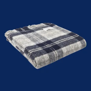 Plaid: Schotse ruit – Navy Bannockbane