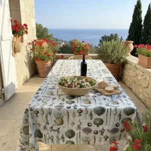 Frans tafelkleed: Jardinier – Zachtgroen