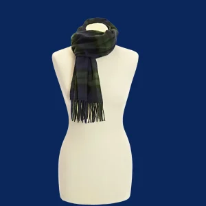 Sjaal: Wollen sjaal Schotse ruit – Tartan Black watch