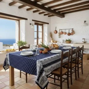 Frans tafelkleed: Bastide – Marine