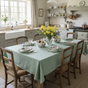Frans tafelkleed: Ramatuelle – Groen