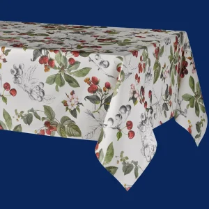 Tafelkleed: Cerises – Roomwit