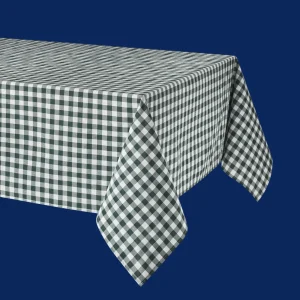 Frans tafelkleed: Geruit gecoat – Flessengroen
