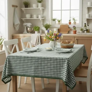 Tafelkleed: Geruit kleine ruit – Groen