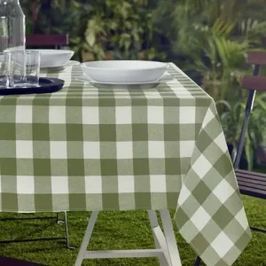 Frans tafelkleed: Geruit gecoat – Groen