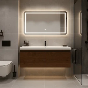 Wastafelmeubel eiken 2 lades | Den Haag