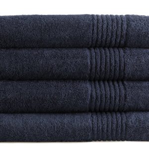 Handdoek Supreme Collectie – 4 stuks – 70×140 – navy
