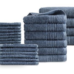 Handdoeken 22 delig set – Supreme Collectie – ijsblauw