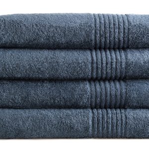 Handdoek Supreme Collectie – 4 stuks – 70×140 – ijsblauw