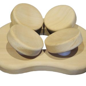 Houten saunakussen van Halu, hoofdsteun om te relaxen