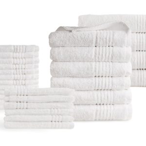 Handdoeken 22 delig set – Supreme Collectie – wit