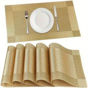 Hitte- en Vlekbestendige Placemats 4 Stukken