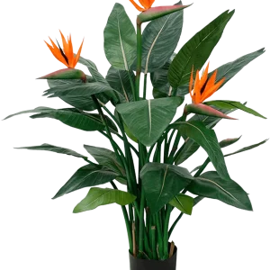 Strelitzia kunstplant deluxe 115cm